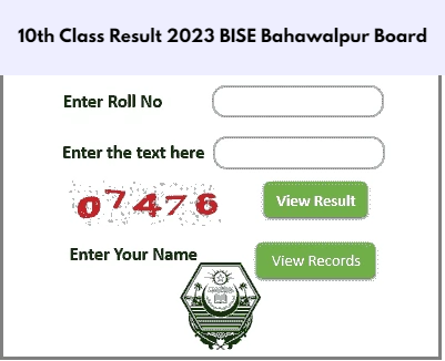 10th Class Result 2023 BISE Bahawalpur Board