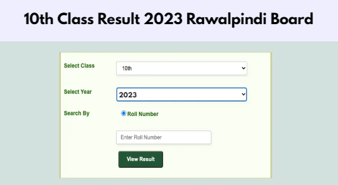 10th Class Result 2023 BISE Rawalpindi Board